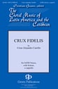 Crux Fidelis SSAATTBB choral sheet music cover